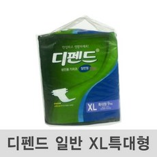 유한킴벌리 제주몰 / 디펜드 일반 XL 특대형 9개입 8개 성인기저귀/패드, 단일 수량