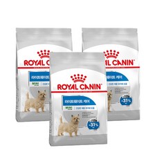 로얄캐닌 애견 체중관리사료 _ 라이트웨이트 케어 3kg (1kg 3개)