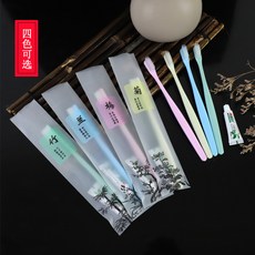 칫솔 민박 세수 손님을 대함 PP 치구 2in1 기프트, 국화 대나무 멜란지 소프트 추가 양면