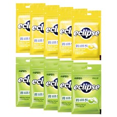 이클립스 쿨링 소프트 캔디 45g 청포도 5p + 레몬 5p