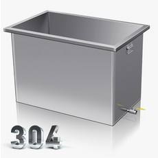 대형 스테인레스 탱크 물 저장 통 SUS 304 산업 상업, 60x40x50 (150kg) SUS304, 1개