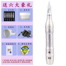 남자 여자 눈썹 문신 두피 셀프 헤어 라인 셀프 기계 반영구 재료 머신, 실버