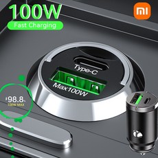 삼성 고속 미지아 충전기 충전기 충전 차량용 C 30W QC3.0 차량용 샤오미 샤오미 휴대폰 100W USB 타입 아이폰 2023 PD 미니, 7.PD30W Black