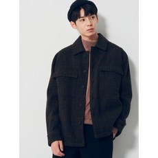 에잇세컨즈 [울 블렌디드] 애쉬 체크 투 포켓 코트 (420X30LY54)