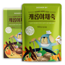 닥터바이 강아지 캐롭야채죽 강아지보양식 100g 5개입, 1SET