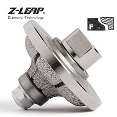 Z-LEAP 진공 브레이징 f20 다이아몬드 라우터 비트 프로파일 링 휠 엣지 그라인딩 커팅 비트 핸드 툴 대리석 화강암 스톤