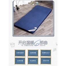 CHINA 접이식매트리스 두꺼운 다다미 학생기숙사 0.9m접이, C06-입체 앞뒤양면 겸용 플란넬