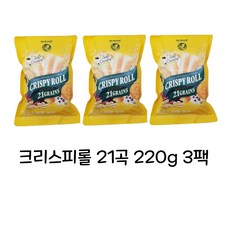 노브랜드 크리스피롤21곡 220g x 3팩 사무실 회의실 탕비실 간식