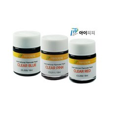 아이피피 IPP_CL200- 클리어칼라 락카도료 18ml (선택), CL207- 클리어 무광블랙