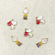 크래프트센터 캐릭터 메탈펜던트 모음 악세사리 부자재 귀걸이 재료, 05_스누피(16x17mm)