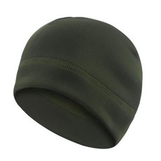 사이클링 두건 모자 겨울 야외 양털 시계 방풍 하이킹 전술 비니, ArmyGreen