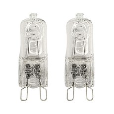 G9 42w 220V 핀램프 HALOSTAR 할로겐램프 노란빛, 2개, 전구색