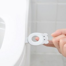 2P 하마 동물 화장실 변기 손잡이 세트