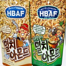 바프 멸치아몬드 오리지널 100g 4개 + 구운양파 100g 4개