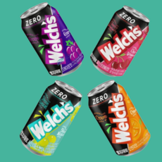웰치스 제로 그레이프+체리스트로베리+샤인머스켓+오렌지 355ml x 6입 x 4종(총 24캔, 음료 4종 총 24캔, 24개