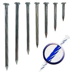 연못시장 국산 콘크리트 공구리 긴 못 대못 콘크리트용 쇠못 7종 택일, 100g 63mm, 1개