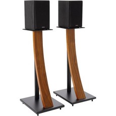 스피커 스탠드 거치대 받침대 마샬스피커 모니터 고정대 데스크톱, F100 호두나무 15CM 한쌍