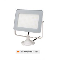 장수램프 LED 사각 노출 투광기 30W (기구 백색) 전구색 슬림형 간판조명, 1개