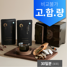 흑염소 진액 _ 100% 국내산 암컷 녹용 품은 흙염소 즙 농협입점 목초농장, 30개, 90ml