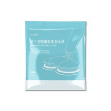 [무구] 무향 원형 물걸레 청소포 20매 1팩, 1개