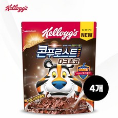 콘푸로스트 다크초코 시리얼, 550g, 4개