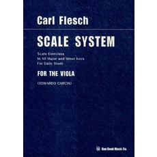 새책 스테이책터 [비올라 칼플레쉬 스케일시스템 (음계연습)] 한국음악사 Carl Flesch 지음 바이올린 외 현악기, 비올라 칼플레쉬 스케일시스템 (음계연습), NSB9788972263616