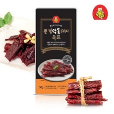 문경장터 문경약돌돼지 육포 50g, 선택/단품