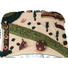  달이펫 강아지 노즈워크 담요 장난감 특대형 자이언트 154cm * 96cm 