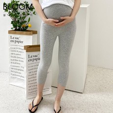 블룸마터니티 텐셀 7부 임산부 레깅스