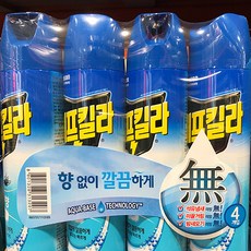 에프킬라 에어로졸 무향, 600ml, 4개