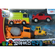 타요 스페셜 꼬마버스 친구들 세트3 중장비, 0 혼합, 3세트