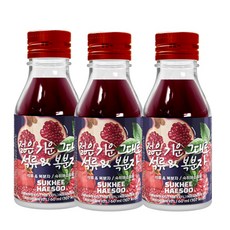 숙취해소음료 숙희해수 젊은기운그대로 석류&복분자, 125g, 3개입, 60ml