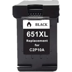 651 651XL 5575 5645 202c 250 252 프린터1 BK 1 색상와 호환되는 재제조 잉크 카트리지, 1PACK BK