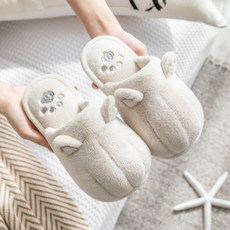 뽀글이 겨울 털 슬리퍼 밍크 동백이