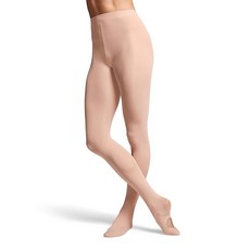 BLOCH 여아용 발레홀타이즈 핑크, Medium, 연어