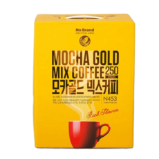 노브랜드 믹스커피 모카골드 250개입 1개 달콤한 부드러운, 모카골드 믹스커피 250개입 1개