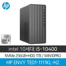 [예판]HP ENVY TE01-1111KL-H2/SSD256GB+HDD1T/램8GB/WIN10/DW, 총 32GB(16GB+16GB)만들기