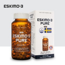 스웨덴 에스키모3 퓨어 250캡슐 Eskimo3 PURE omega, 1박스, 250정, 1개