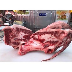 마장동 한우 꼬리 곰탕 반골 알꼬리 꼬리찜 1++ 투뿔 선물세트 팔팔황금한우, 1개