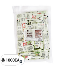 카야하우스 프리미엄 카야잼 브라운, 18g, 1000개