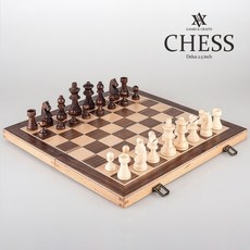 고품격 호두나무 원목체스 고급체스판, 15inch/38cm