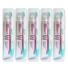 부광약품 안티프라그 덴탈케어 플러스 치약 칫솔 세트 X5개, 5개