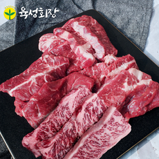 육성회장 프라임등급 솔트에이징 구이용 냉장숙성 소고기 150g, 부채살, 1개