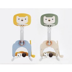  4in1 라이언 멀티플 농구대(그린/옐로우) 