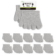에코리즈 언더삭스 토우캡 발가락 양말 10족