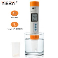 측정기 디지털 PH-200 Ph 측정기 전문 수족관 수영장 PH 테스터 산도 0-14 수질 검출기 ATC, 1개, 01 PH-200 Test Pen