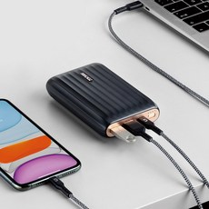 Zendure X5 노트북 닌텐도 고속충전 PD 45W 대용량 보조배터리 & USB 허브, 블랙, ZDX5PD