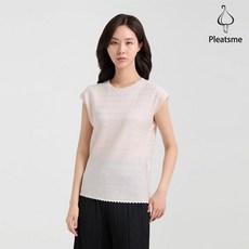 플리츠미 플리츠미 버티컬 플리츠 캡소매 티블라우스_EPTSM023007