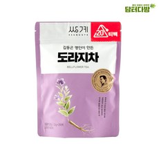 쌍계명차 김동곤명인 도라지차 파우치 20티백 (E), 20개입, 167g, 1개