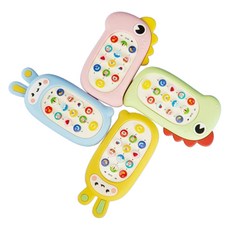 KesB 애니멀 멜로디 스마트폰 유치원 육아 전화기, 공룡, 1개